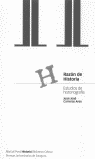 RAZÓN DE HISTORIA, de Carrera Ares, Juan José | portada del libro