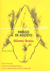 PAYASO DE AGOSTO, de Günter Grass | portada del libro