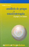 ANALISIS DE GRUPO Y MUSICOTERAPIA, de EDITH LECOURT | portada del libro