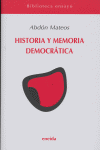 Historia y memoria democrática, de Mateos, Abdón | portada del libro