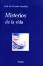 MISTERIOS DE LA VIDA, de JOSE DE VICENTE GONZALEZ | portada del libro