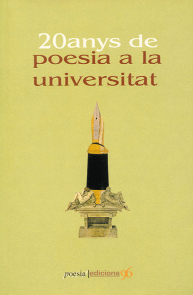 20 ANYS DE POESIA A LA UNIVERSITAT, de MARTINEZ | portada del libro
