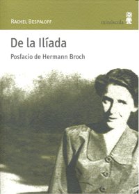 De la Ilíada, de Bespaloff, Rachel | portada del libro
