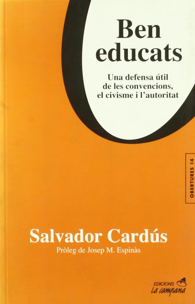 BEN EDUCATS, de CARDUS, SALVADOR | portada del libro