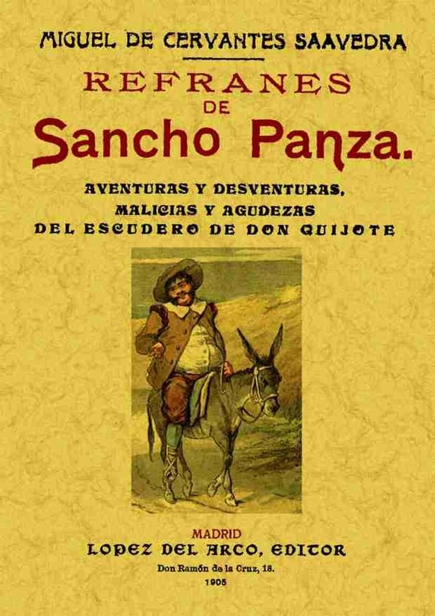 Refranes de Sancho Panza, de Cervantes Saavedra, Miguel de | portada del libro
