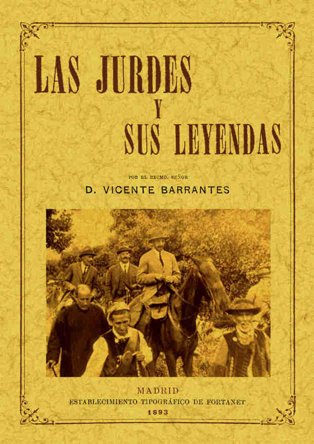 Las Jurdes y sus leyendas, de Barrantes Moreno, Vicente | portada del libro