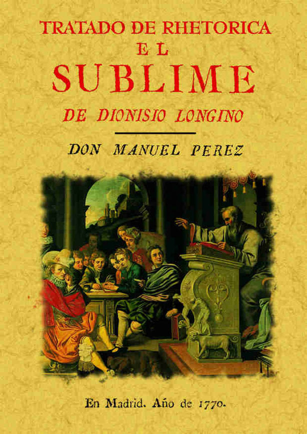 El sublime, de Longino, Pedro | portada del libro