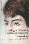 Filología catalana, de Pericay, Xavier | portada del libro