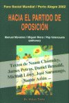 Hacia el Partido de Oposición, de MONEREO,M | portada del libro