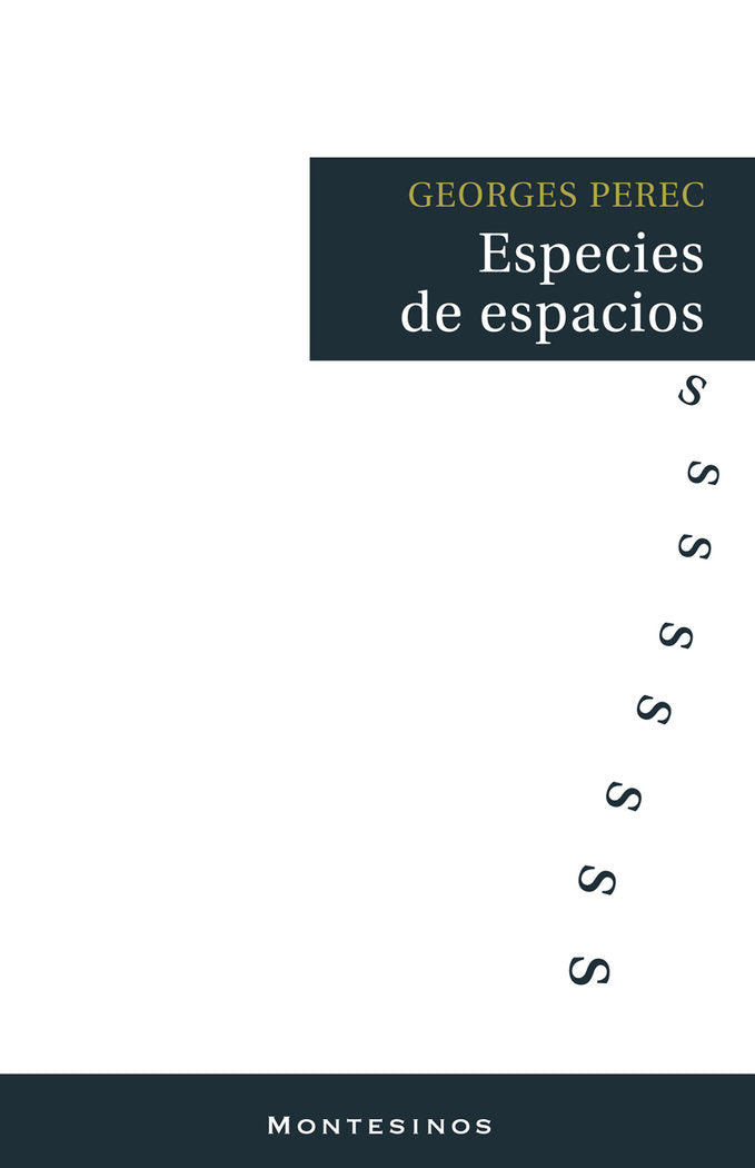 Especies de espacios, de Perec | portada del libro