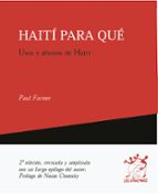 HAITÍ PARA QUÉ, de Paul Farmer | portada del libro