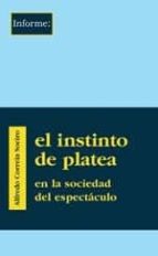 INSTINTO DE PLATEA, de ALFREDO CORREIRA | portada del libro