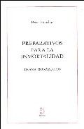 PREPARATIVOS PARA LA INMORTALIDAD     *, de Handke | portada del libro
