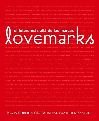 LOVEMARKS EL FUTURO MAS ALLA DE LAS MARCAS | portada del libro