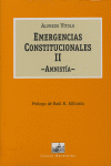 Emergencias constitucionales II. Amnistía, de Vitolo, Alfredo | portada del libro