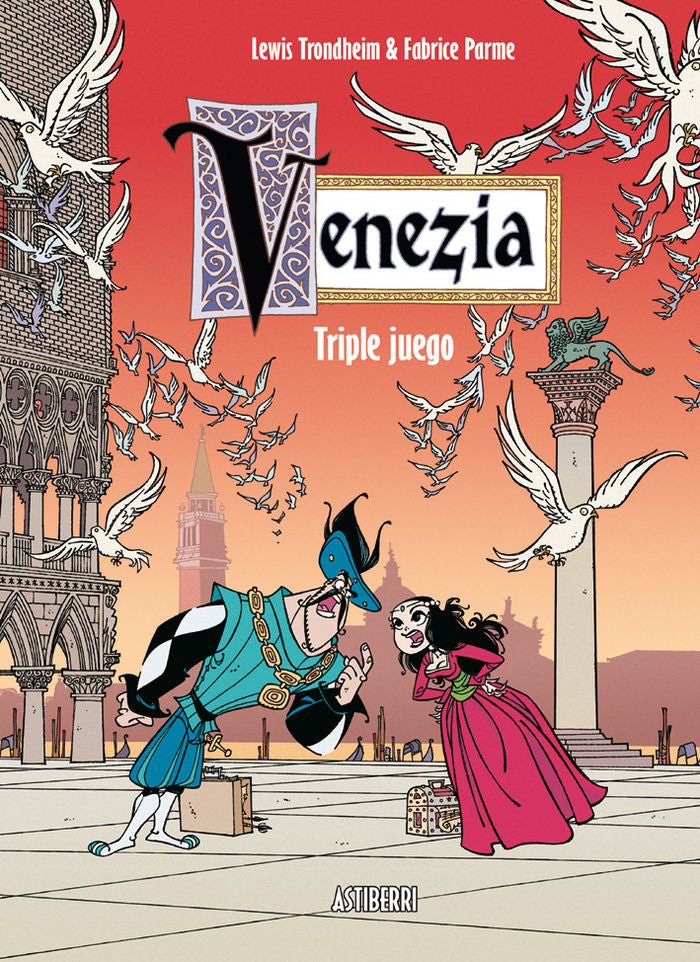VENEZIA 1. TRIPLE JUEGO, de TRONDHEIM, LEWIS | portada del libro