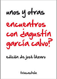 Encuentros con ¿Agustín García Calvo?, de Varios autores | portada del libro