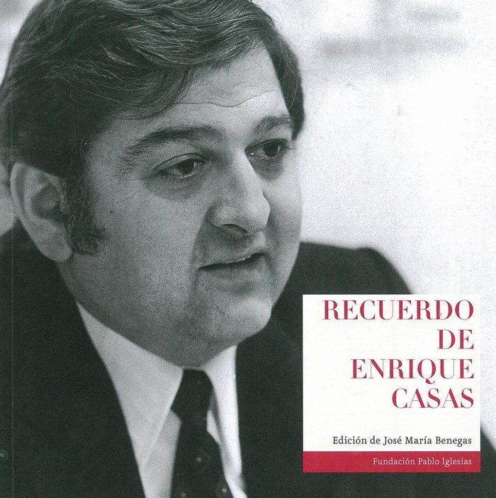 Recuerdo de Enrique Casas | portada del libro