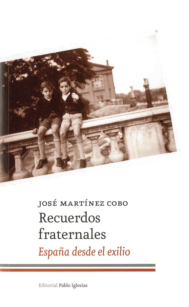 Recuerdos Fraternales, de Martínez Cabo, José | portada del libro