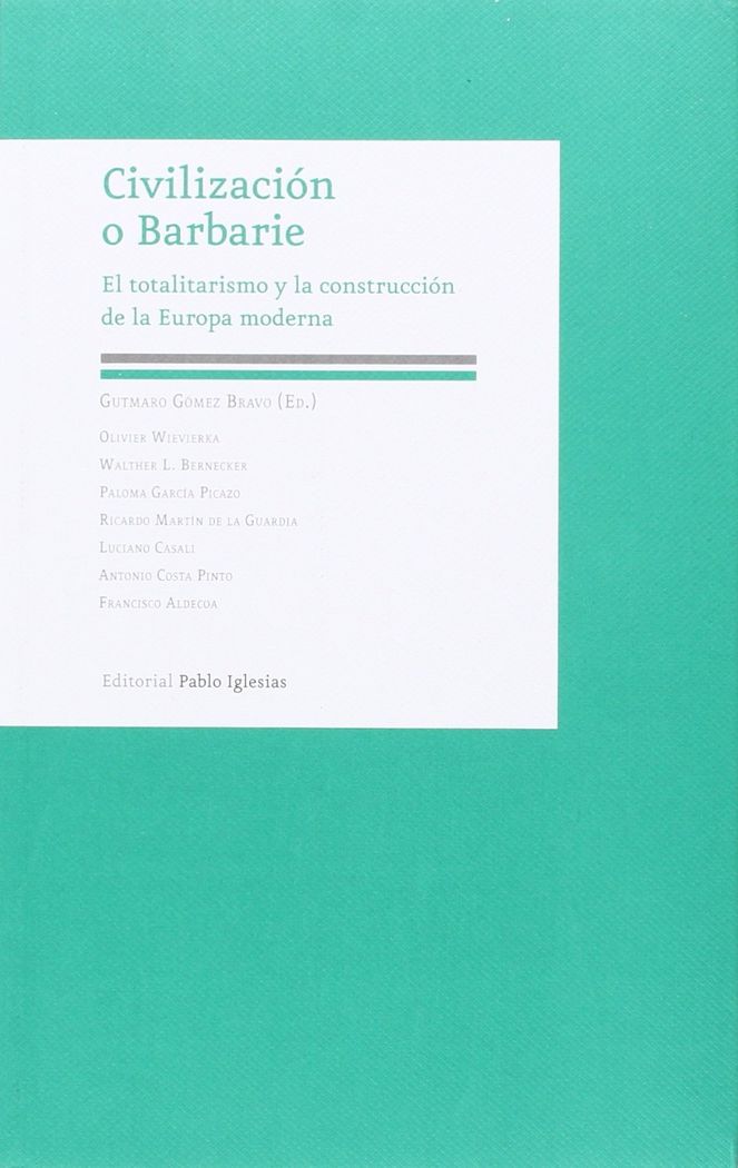 Civilización o Barbarie | portada del libro