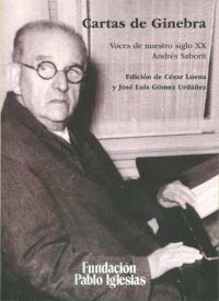 Cartas desde Ginebra, de SABORIT | portada del libro