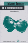 EN EL MOMENTO DESEADO, de Maurice Blanchot | portada del libro