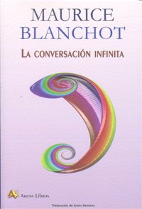 La conversación infinita, de Maurice Blanchot | portada del libro
