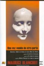 UNA VOZ VENIDA DE OTRA PARTE, de Maurice Blanchot | portada del libro
