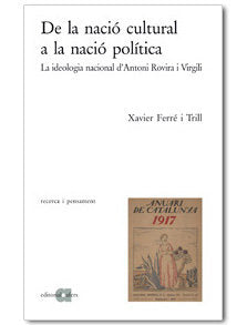 DE LA NACIO CULTURAL A NACIO POLITICA CATA, de FERRE I TRILL, XAVIER | portada del libro