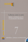 Culturas cara a cara, de Raga Gimeno, Francisco | portada del libro