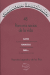 PARA MIS SOCIAS DE LA VIDA CLAVES FEMINISTAS, de LAGARDE Y DE LOS RIOS | portada del libro