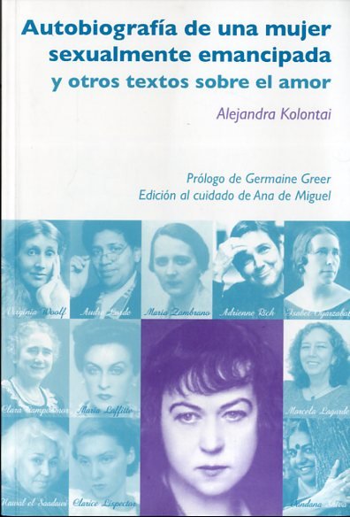 Autobiografía de una mujer sexualmente emancipada, de Kolontai | portada del libro