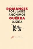 Romances populares y anónimos de la Guerra de España, de Bertrand de Muñoz | portada del libro