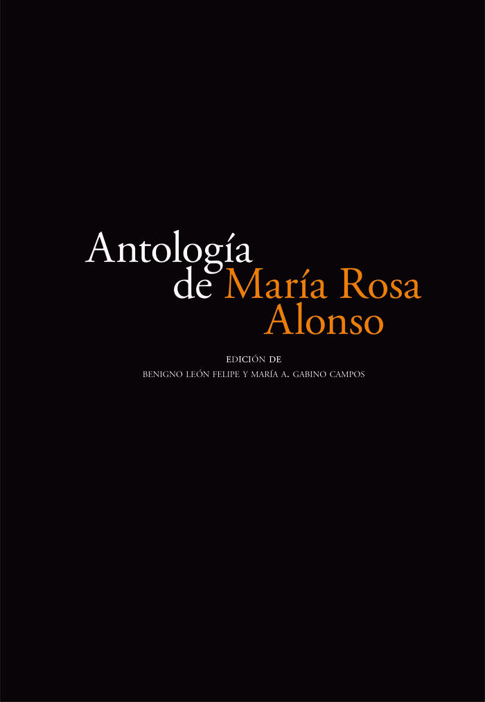 Antología de María Rosa Alonso, de Gabino, María A. | portada del libro