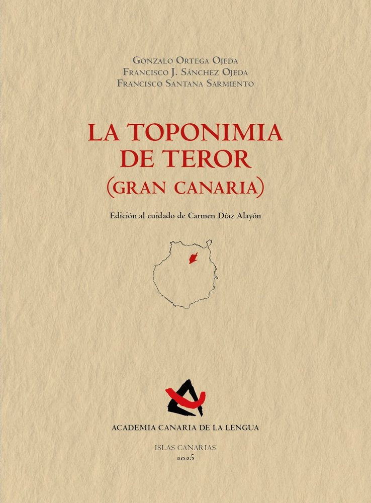 La toponimia de Teror (Gran Canaria), de Ortega Ojeda, Gonzalo | portada del libro