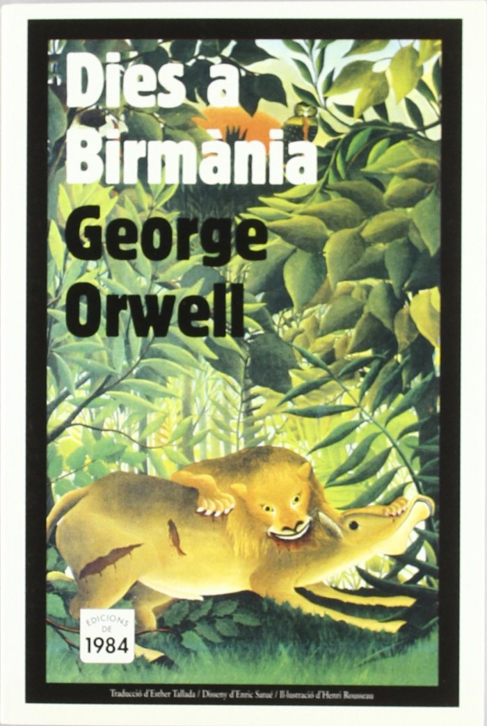 DIES A BIRMANIA TM-17   *, de Orwell | portada del libro