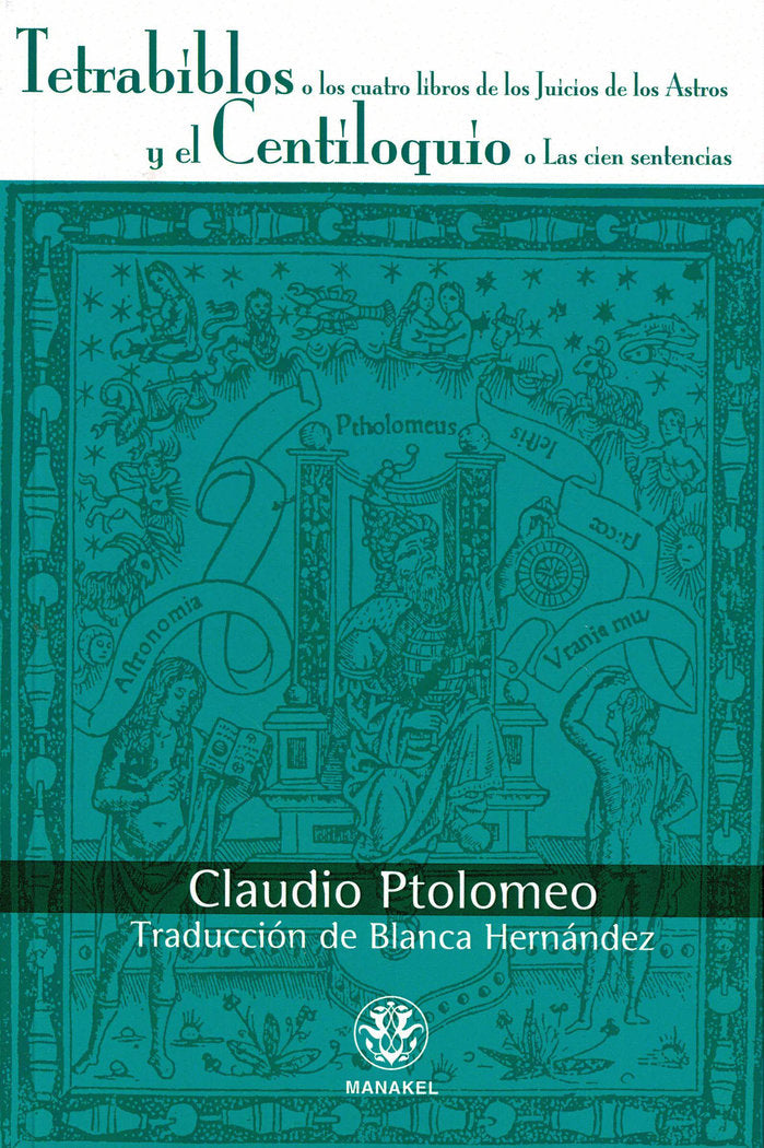 Tetrabiblos o los cuatro libros de los Juicios de los Astros, de Ptolomeo, Claudio | portada del libro
