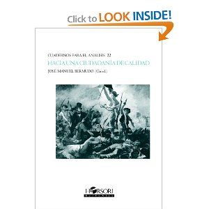 Hacia una ciudadanía de calidad, de Bermudo | portada del libro
