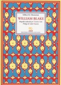 WILLIAM BLAKE TRADUCCION DE VI, de G.K. Chesterton | portada del libro