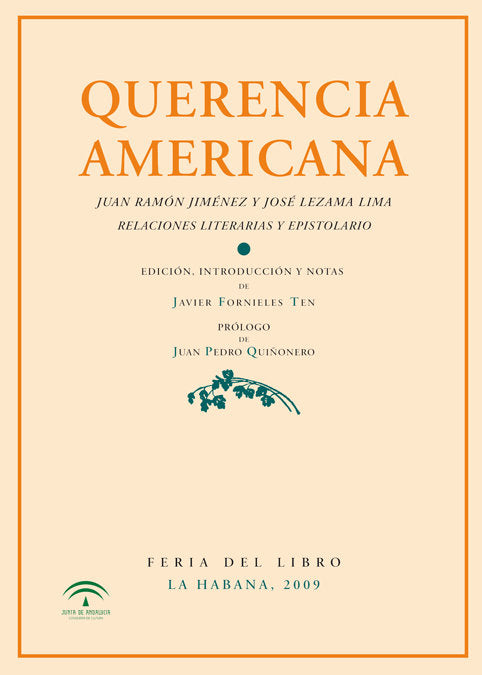 Querencia americana, de Jiménez, Juan Ramón | portada del libro