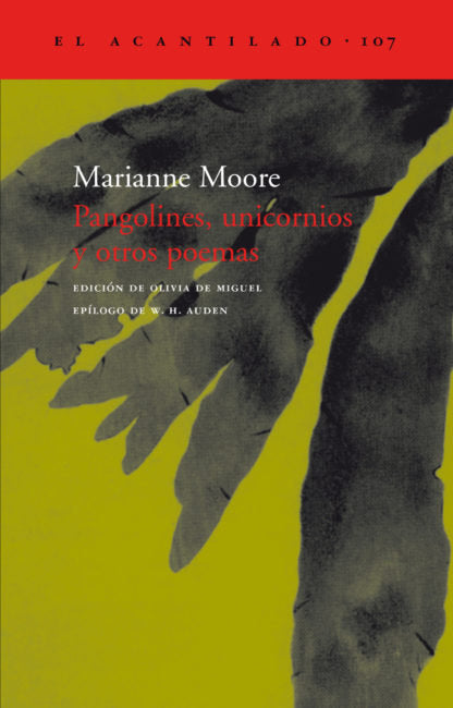 Pangolines, unicornios y otros poemas, de Moore, Marianne | portada del libro