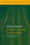 El destino del barón Von Leisenbohg, de Schnitzler, Arthur | portada del libro