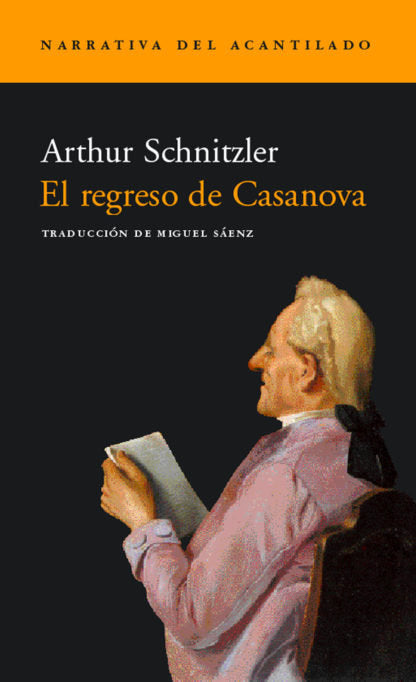 El regreso de Casanova, de Schnitzler, Arthur | portada del libro