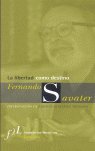 La libertad como destino, de SAVATER | portada del libro