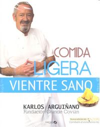 Comida ligera, vientre sano, de Arguiñano, Karlos | portada del libro