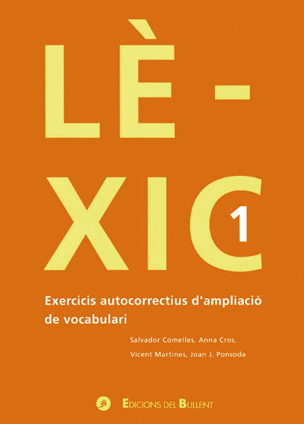 LEXIC 1, de COMELLES GARCIA, SALVADOR | portada del libro