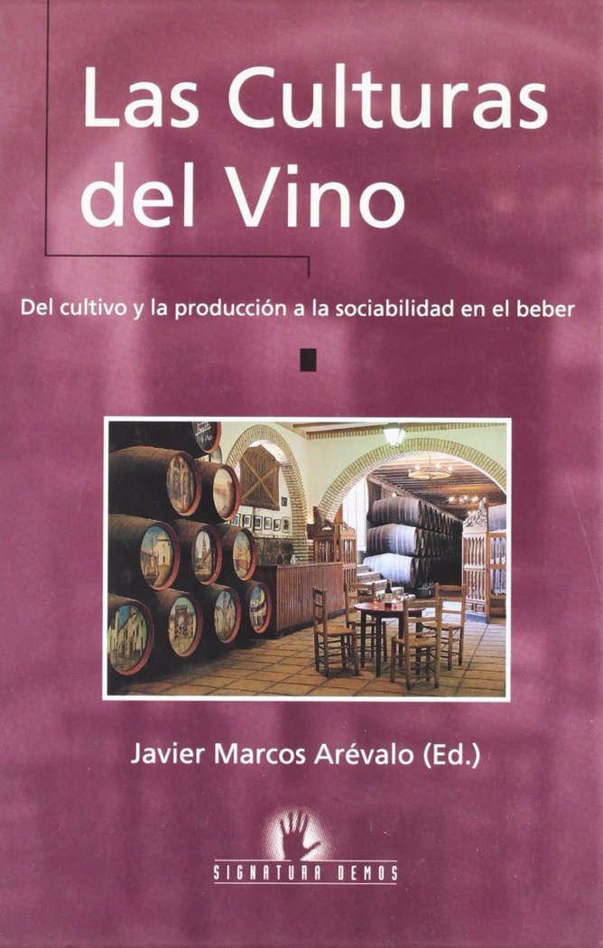 Las culturas del vino, de MARCOS AREVALO | portada del libro