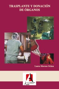 Trasplante y donación de órganos, de Moreno Ochoa | portada del libro