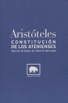 Constitución de los atenienses, de Aristóteles | portada del libro