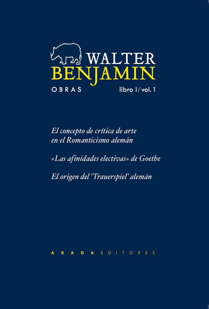 Obra completa, de Benjamin, Walter | portada del libro